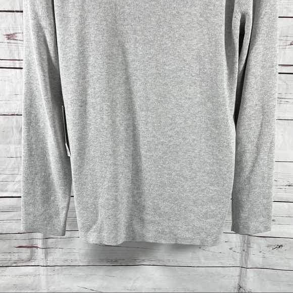 Chico’s Women’s Turtleneck Sweater Gray Size 3 - Picture 6 of 11